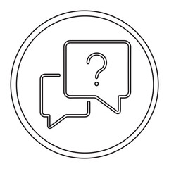 Question Mark Chat Icon