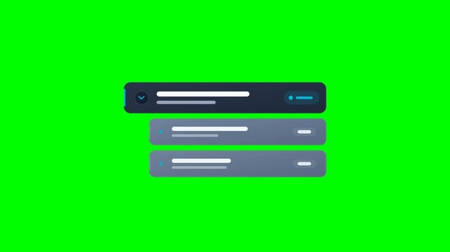 Subtask Nested Expand - Animated Task Hierarchy on Greenscreen