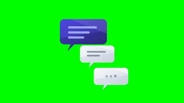 Comment Thread Expand - Animated Chat Reply on Greenscreen