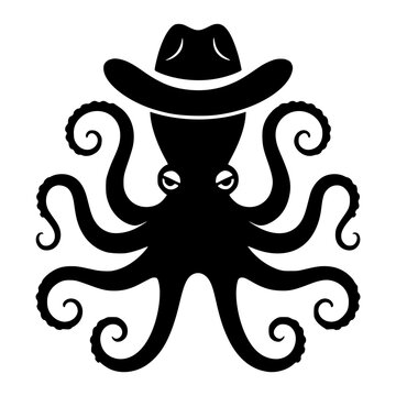 Octopus Wearing Cowboy Hat