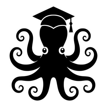 Octopus in Graduation Cap