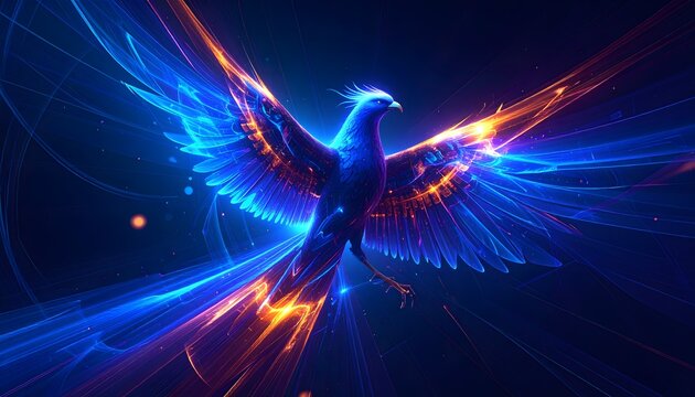 Mythical Phoenix of Fire