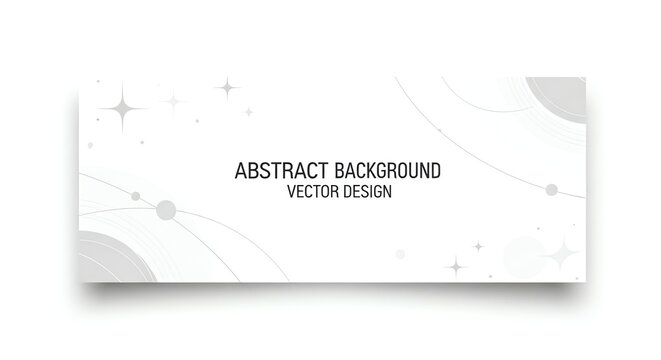 Abstract space background with stars and planets vector