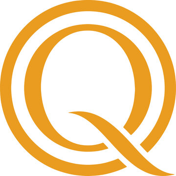 Simple Letter Q Illustration Creative Design Template 