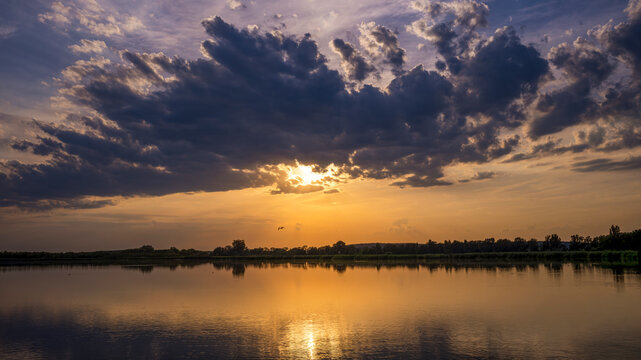 Sonnenuntergang am Blankensee