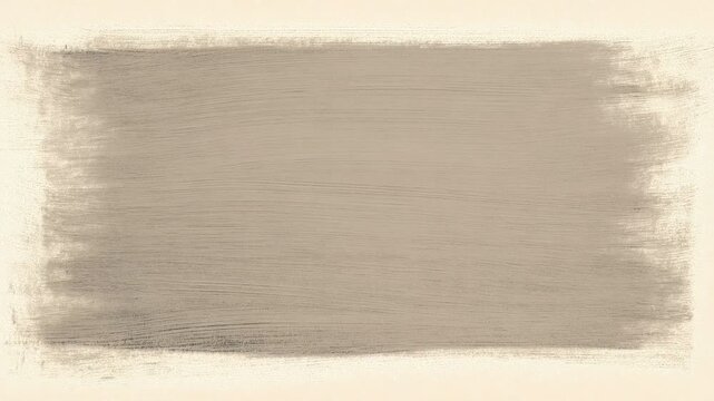 Hand drawn brush stroke frame border with empty center for text overlay seamless loop