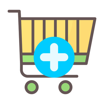 Add to Cart Vector Icon Design