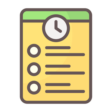 Order History Vector Icon Design