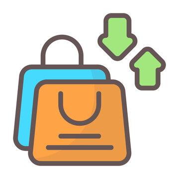 Product Comparison Vector Icon Design
