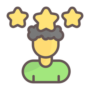 User Reviews Vector Icon Design