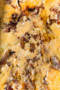 Homemade Cheesy Brisket Meican Queso Cheese Dip