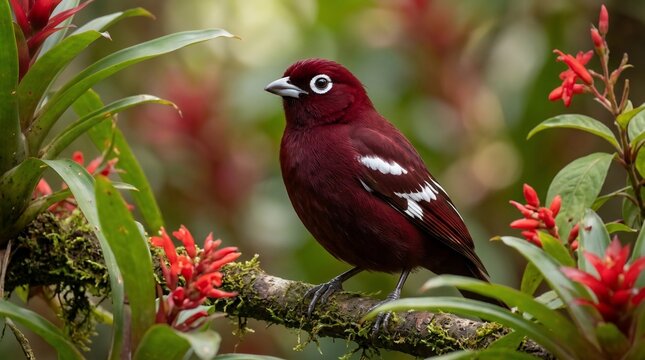 White winged tanager