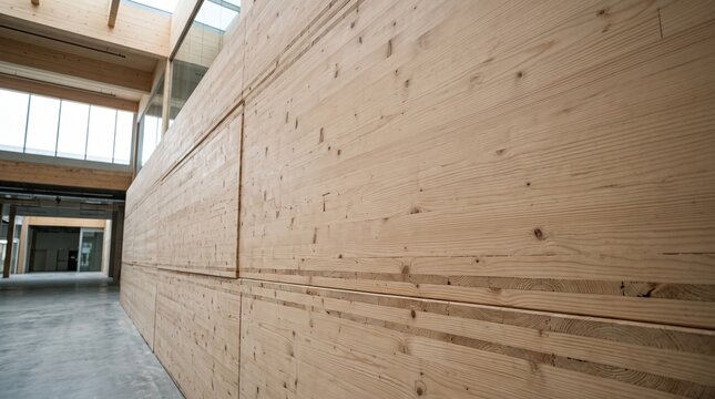 Mass Timber CLT Wall Grain Detail