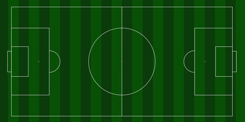 top view of soccer field 20029 vector © Galeri
