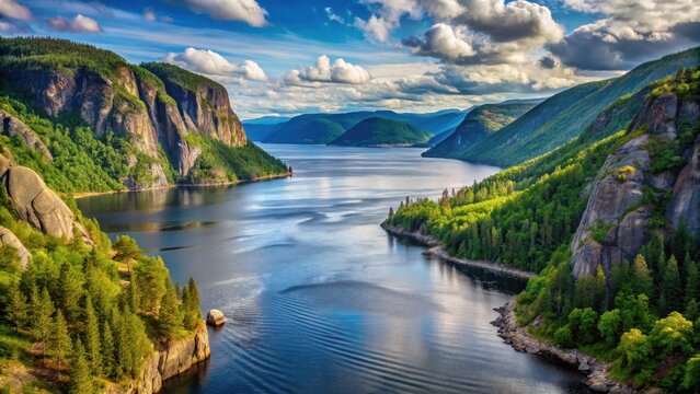 Fjord saguenay canada qu bec