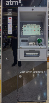 11 August 2026 WestPac Bank ATM Machine on Rhodes Shopping Mall Sydney NSW Australia