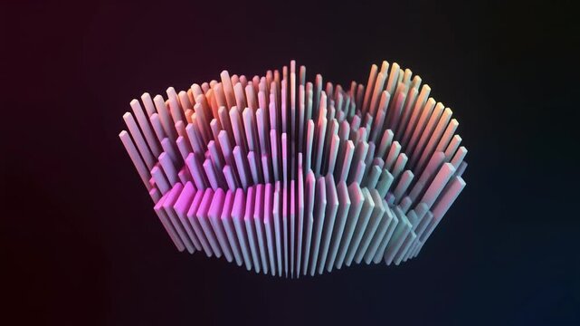 幾層にも重なる光の粒子が奥行きを持って弾ける光景