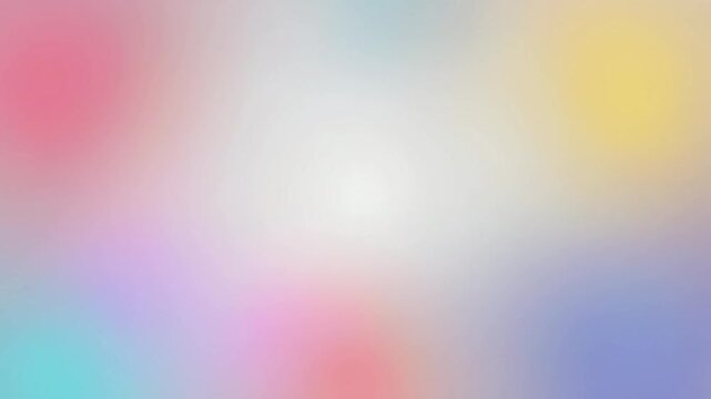 白い背景の中央でふんわりと滲む柔らかな光