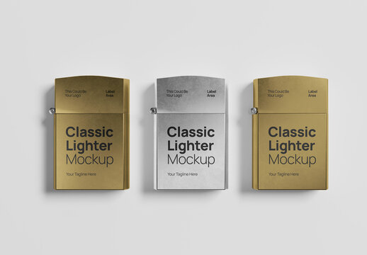Pocket Lighter Mockup