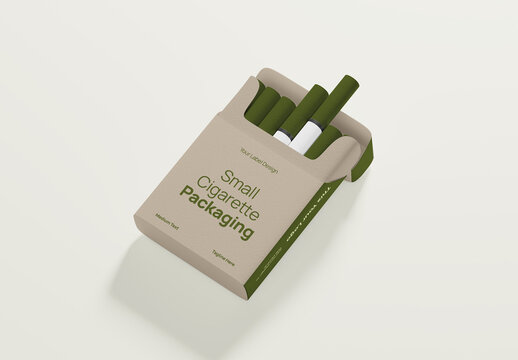 Small Cigarette Pack Mockup
