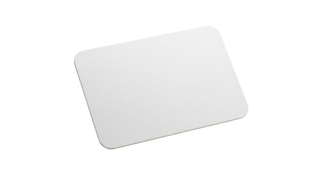 Blank rounded rectangle card mockup isolated PNG with Transparent Background