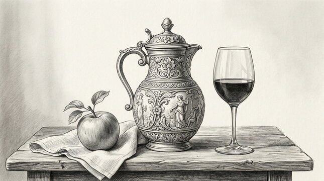 Still life sketch