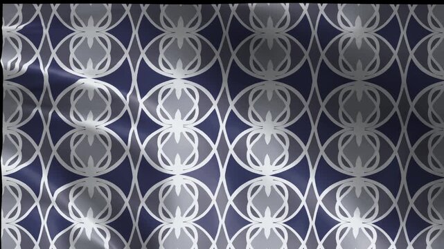 Abstract geometric blue pattern loop motion background