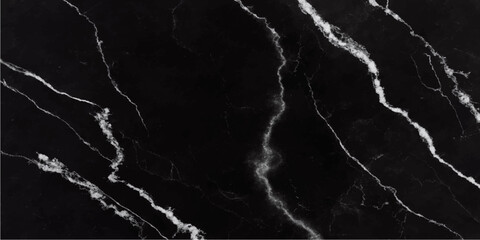 Obraz premium Black marble stone tile texture surface with diagonal white veining background for design projects