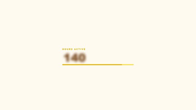 Dynamic Digital Counter Animation Showing Rapid Numerical Increase and Progress Bar.