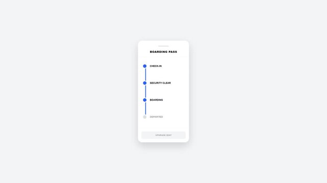 Mobile Application Payment Processing and Successful Transaction Confirmation Interface Animation.