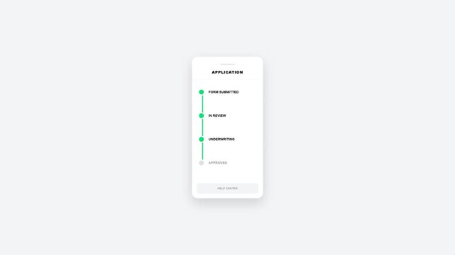 Mobile App Interface Showing Successful Transaction Process Flow.