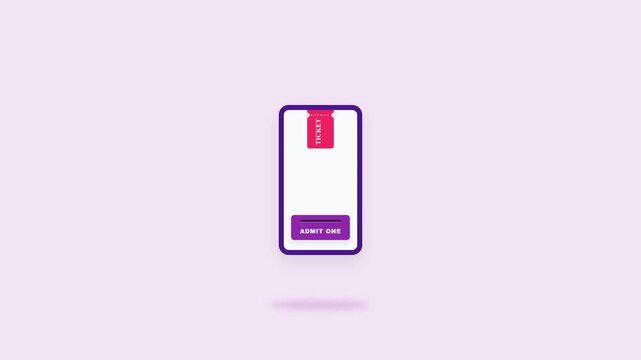 Animated Smartphone Interface with Credit Card Payment Transaction Process.