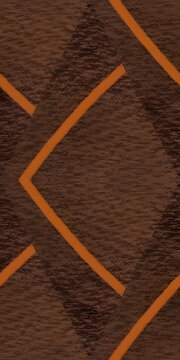 Rich Brown Textured Background with Curved Lines