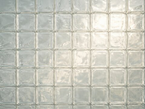 Backlit Architectural Glass Block Texture Background