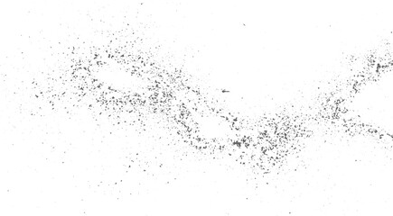 Fototapeta premium Vintage Grunge Overlay Texture, Fine Dust, Film Grain, Speckled Noise and Rough Grit on White Background