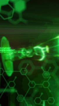 Animation of chemical compounds and data processing