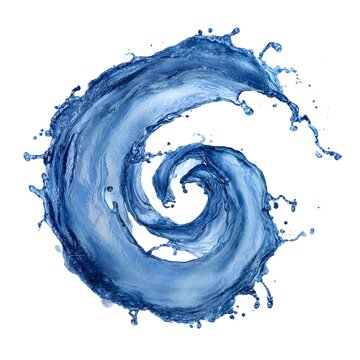 water splash spiral liquid shape isolated on white background jpg
