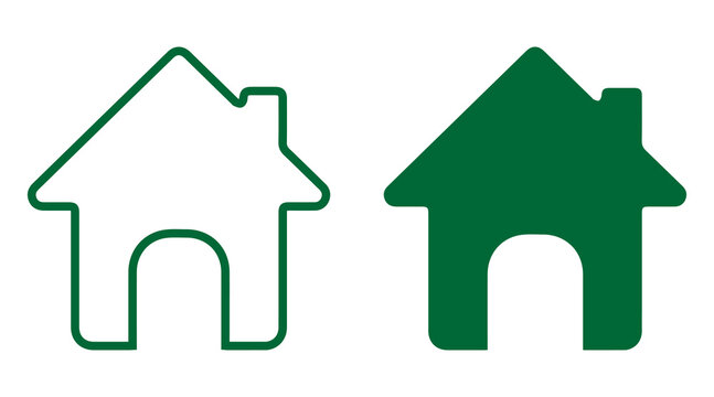 home house icon set for residential property real estate building shelter architecture housing and modern living PNG graphic