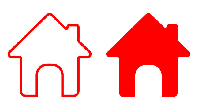 home house icon set for real estate property building shelter residential architecture and modern living PNG