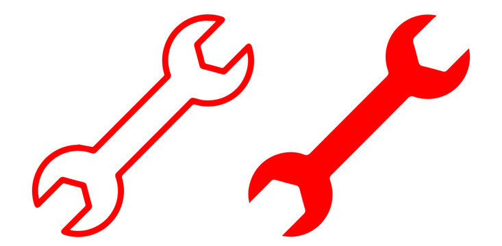 wrench repair tool icons for mechanical maintenance workshop service engineering handyman equipment industrial fixing and technical support PNG