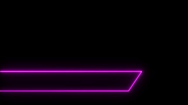 Lower third animation with black screen. Breaking News - Lower third live breaking news screen and seamless looping ticker with blank text boxes.4k animation motion graphics video.