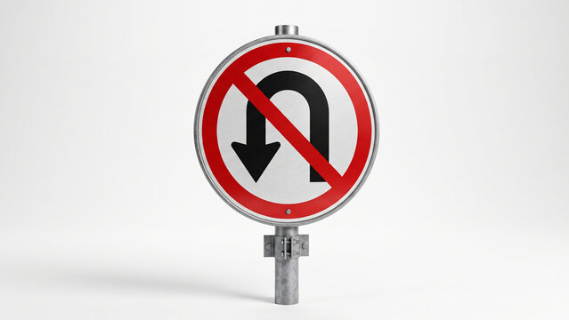 no turn sign