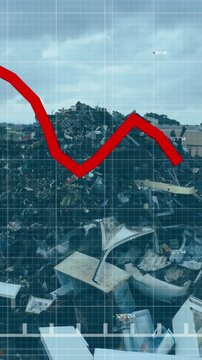 A digital representation of financial data or statistics