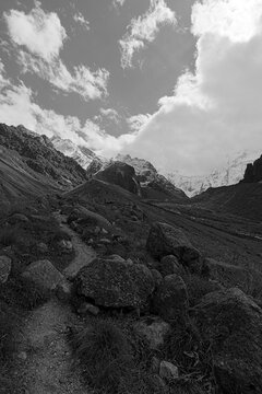 Hiking from Base Camp of Bezengi, Kabardino Balkaria, Russia
