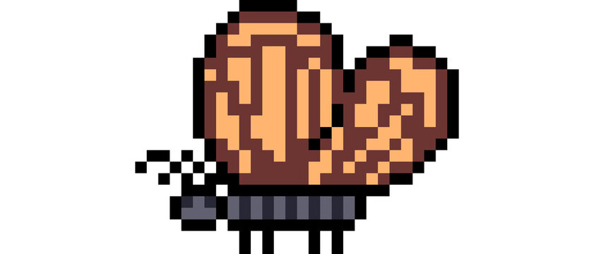 pixel art of bug insect