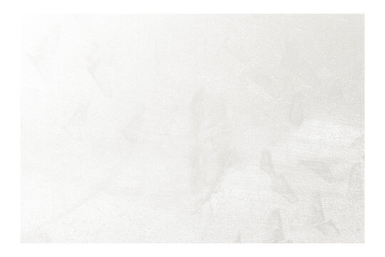 Mockup frame overlay featuring transparent film texture, subtle noise and grain, with top lighting isolated on transparent background