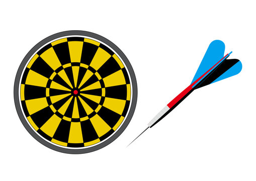 darts vectors dartboard and dart