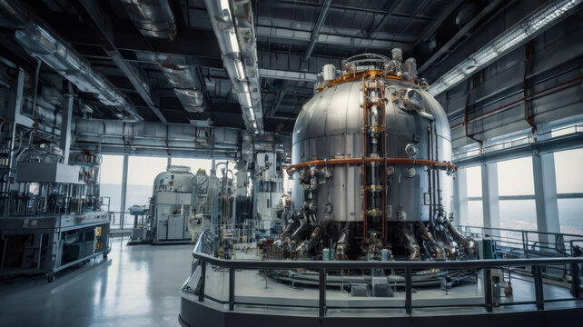 Nuclear reactor industrial plant clean energy power system