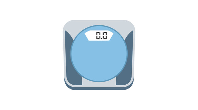 Digital Scale Isolated Transparent Background