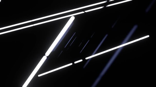 White Stobe Laser Lights Bokeh Flashing Party Lights Background VJ Loop in 4K